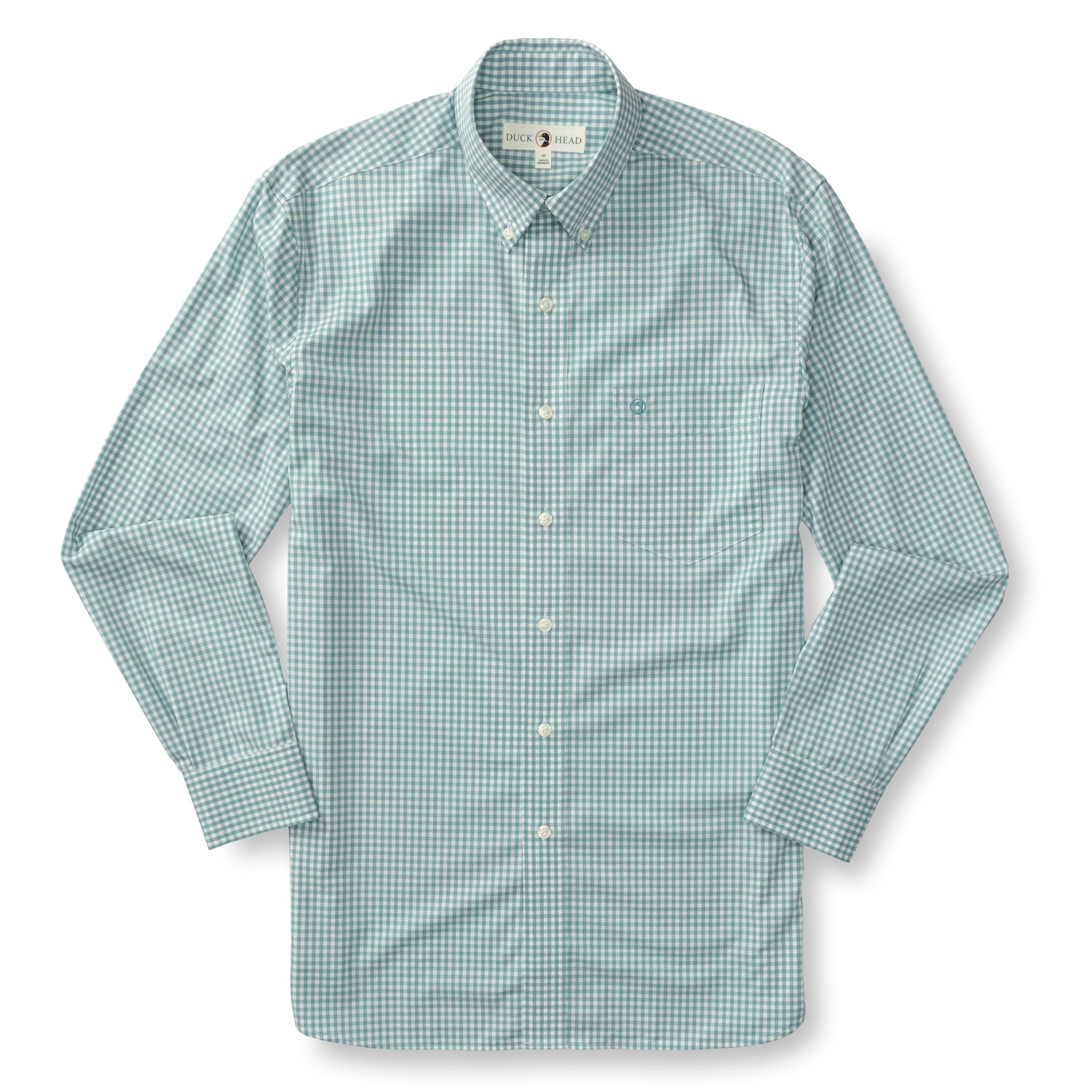 Performance Poplin Sport Shirt - Walton Gingham - Flint Blue