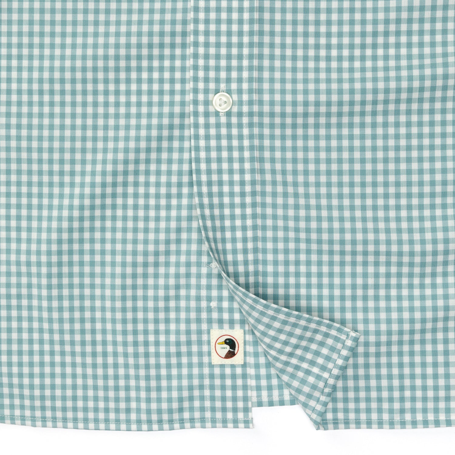 Performance Poplin Sport Shirt - Walton Gingham - Flint Blue
