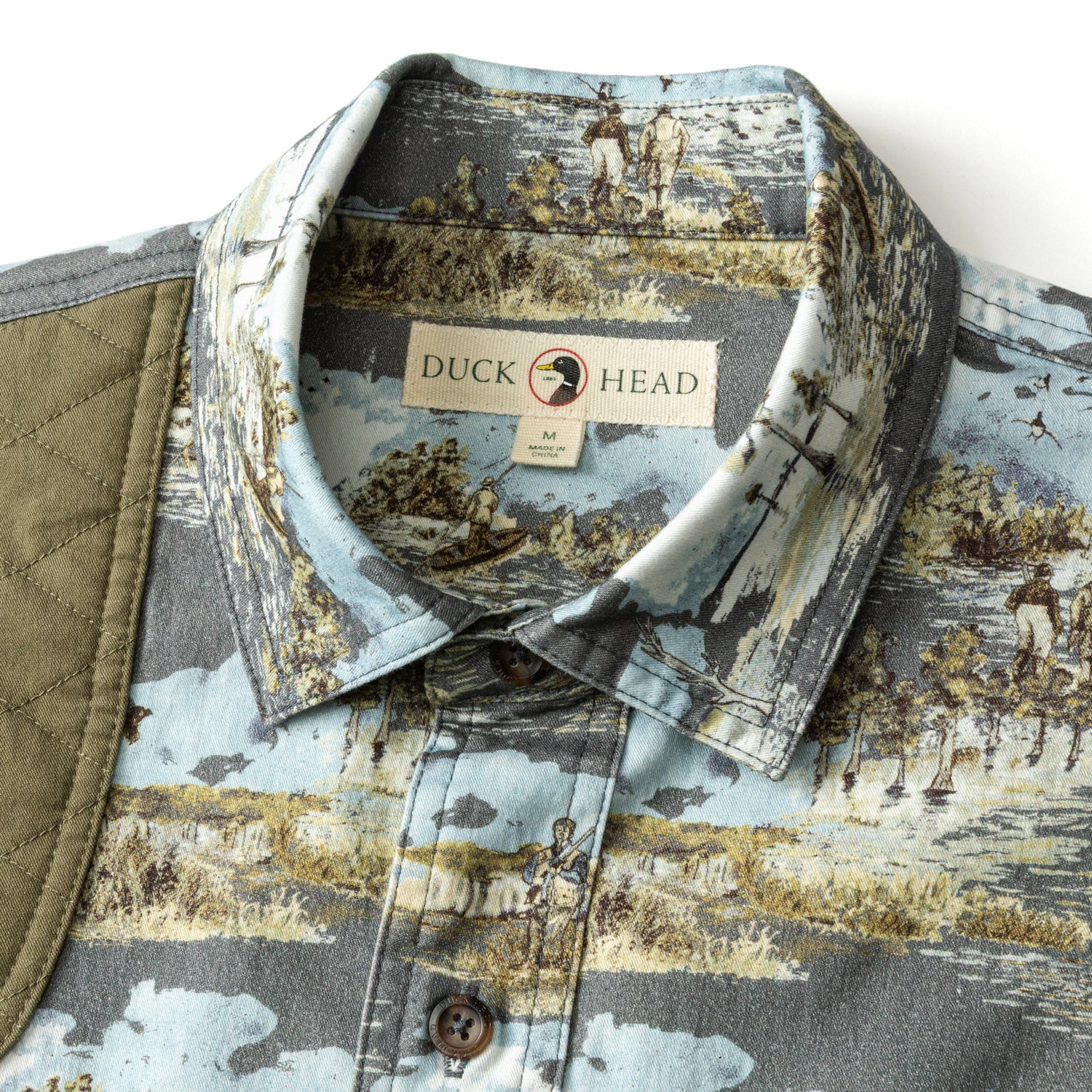 Woodland Shooting Shirt - Marshland Print