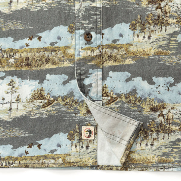 Woodland Shooting Shirt - Marshland Print