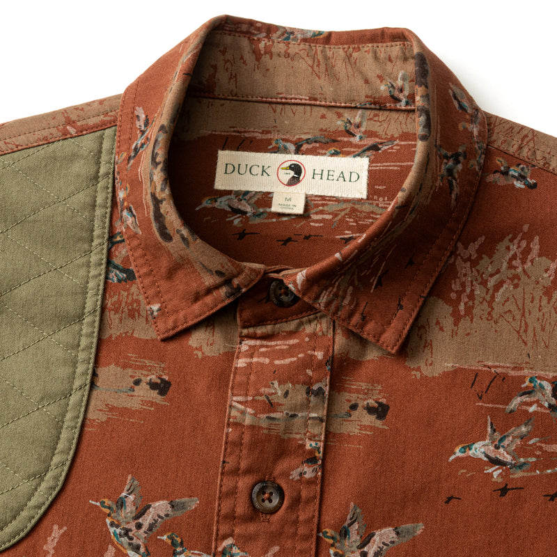 Woodland Shooting Shirt - Flyover Print