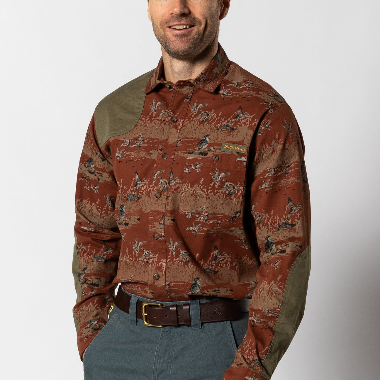 Woodland Shooting Shirt - Flyover Print