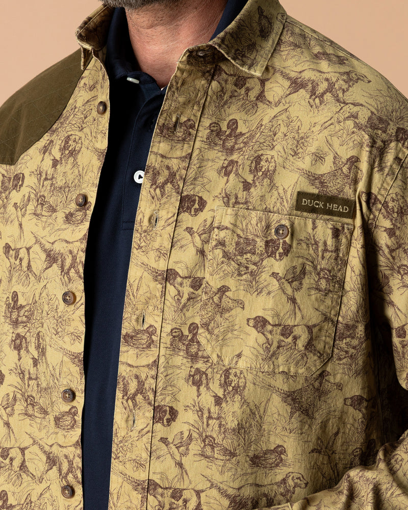 Woodland Shooting Shirt - Wheatfield
