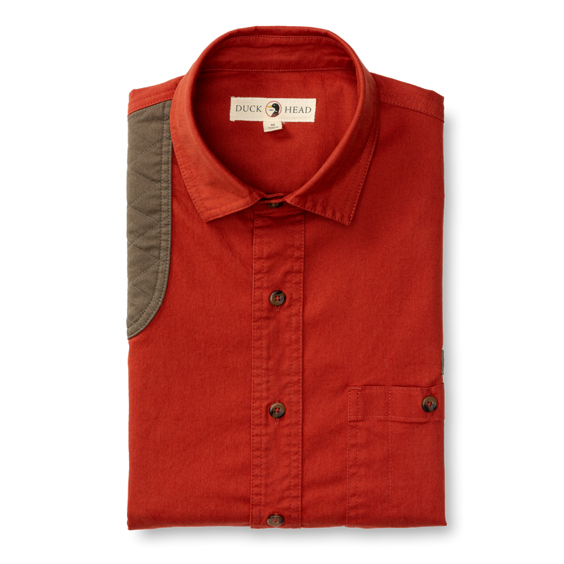Woodland Shooting Shirt - Red Ochre