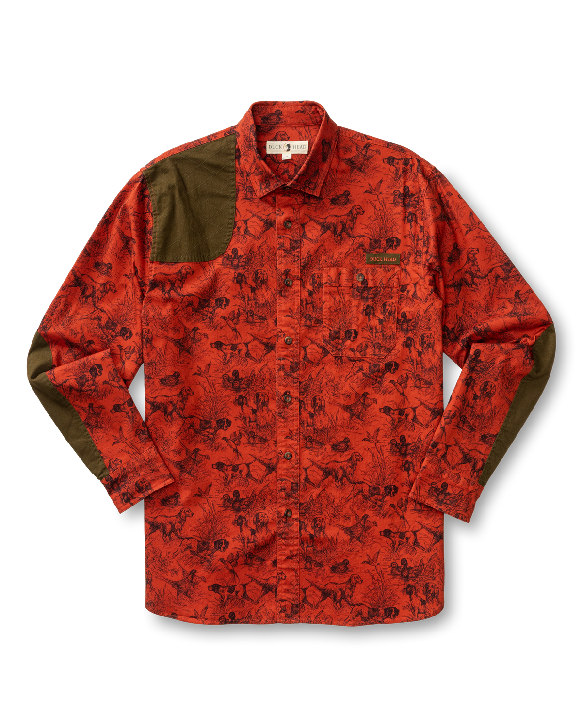 Woodland Shooting Shirt - Burnt Sienna