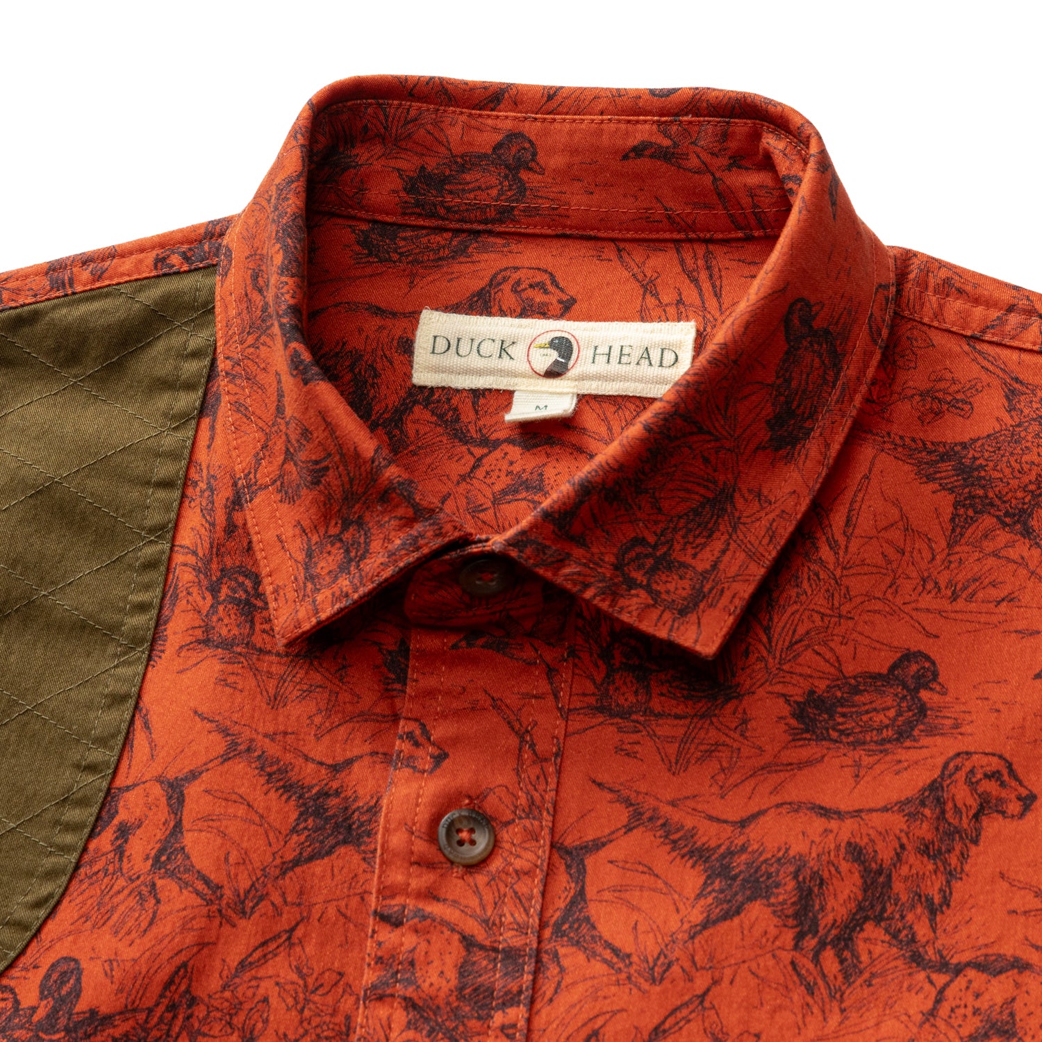 Woodland Shooting Shirt - Burnt Sienna