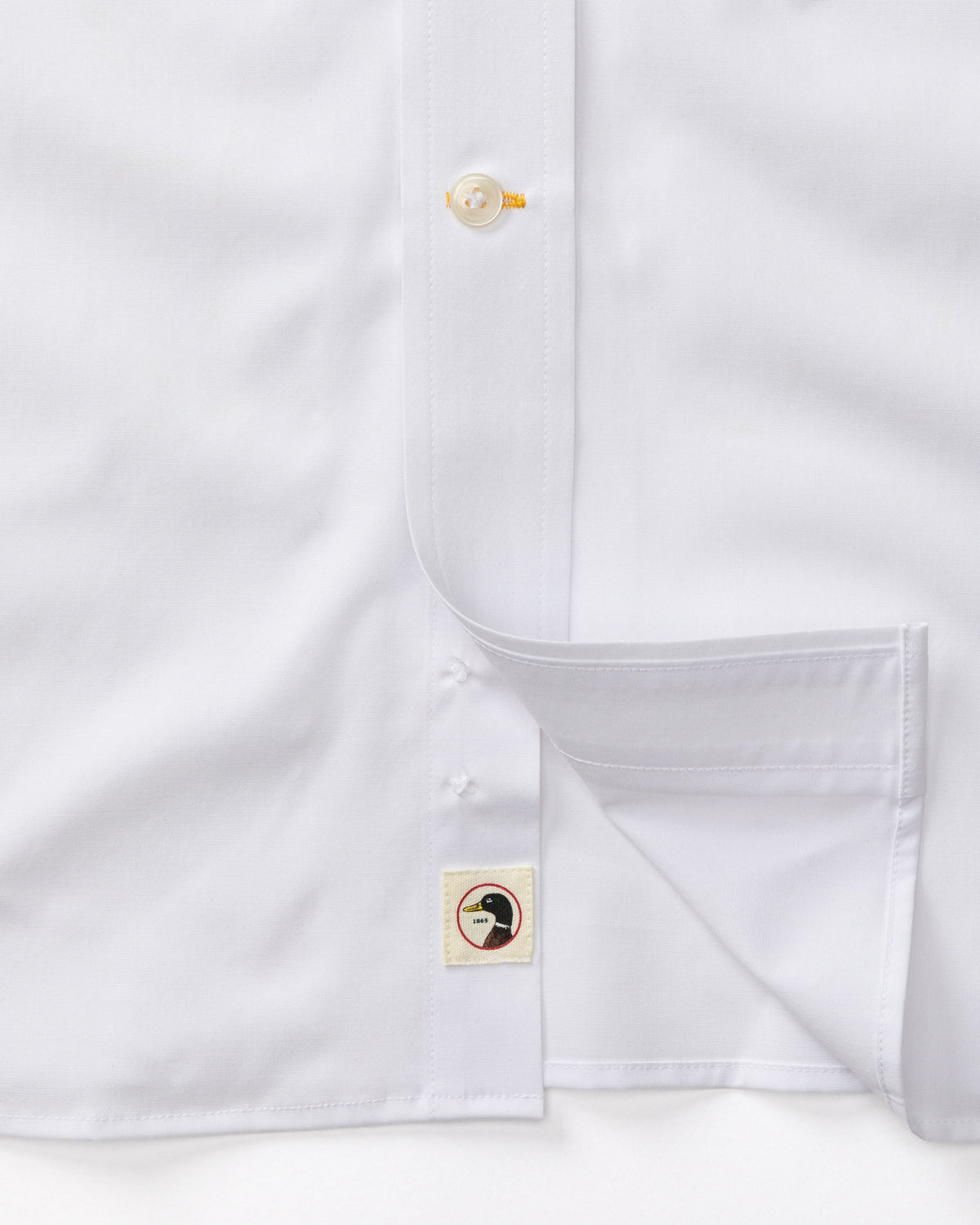 Performance Poplin Sport Shirt - Boyce Solid- White
