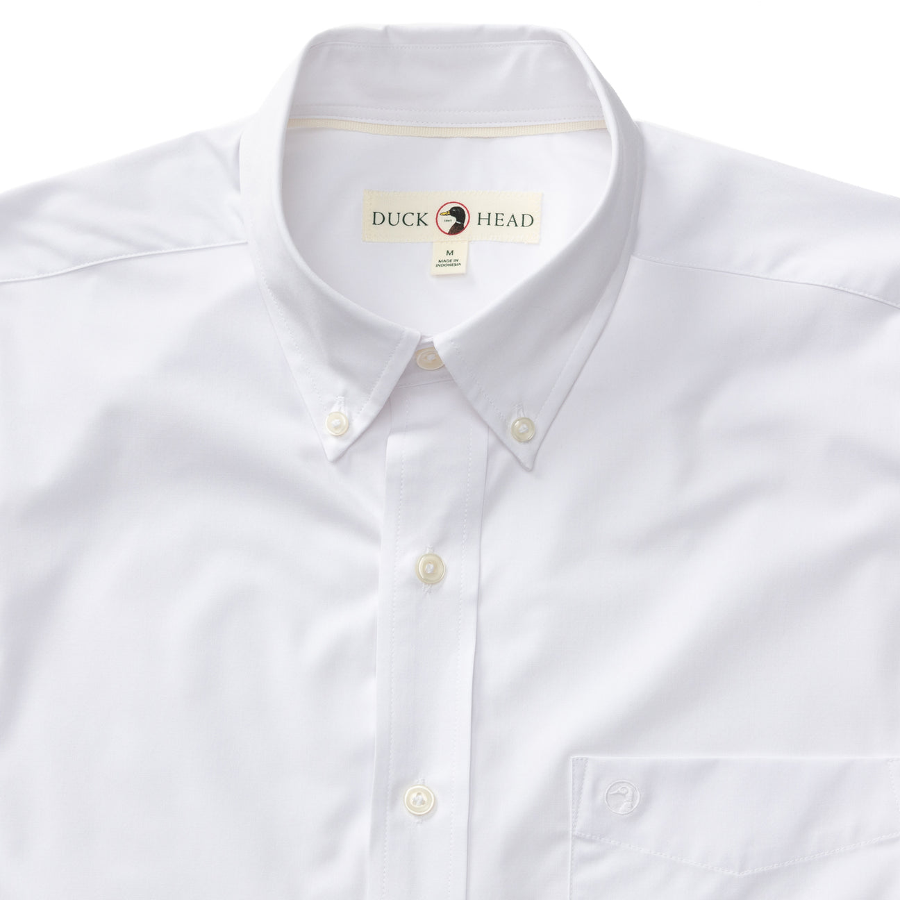 Performance Poplin Sport Shirt - Boyce Solid- White