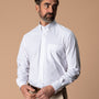 Performance Poplin Sport Shirt - Boyce Solid- White