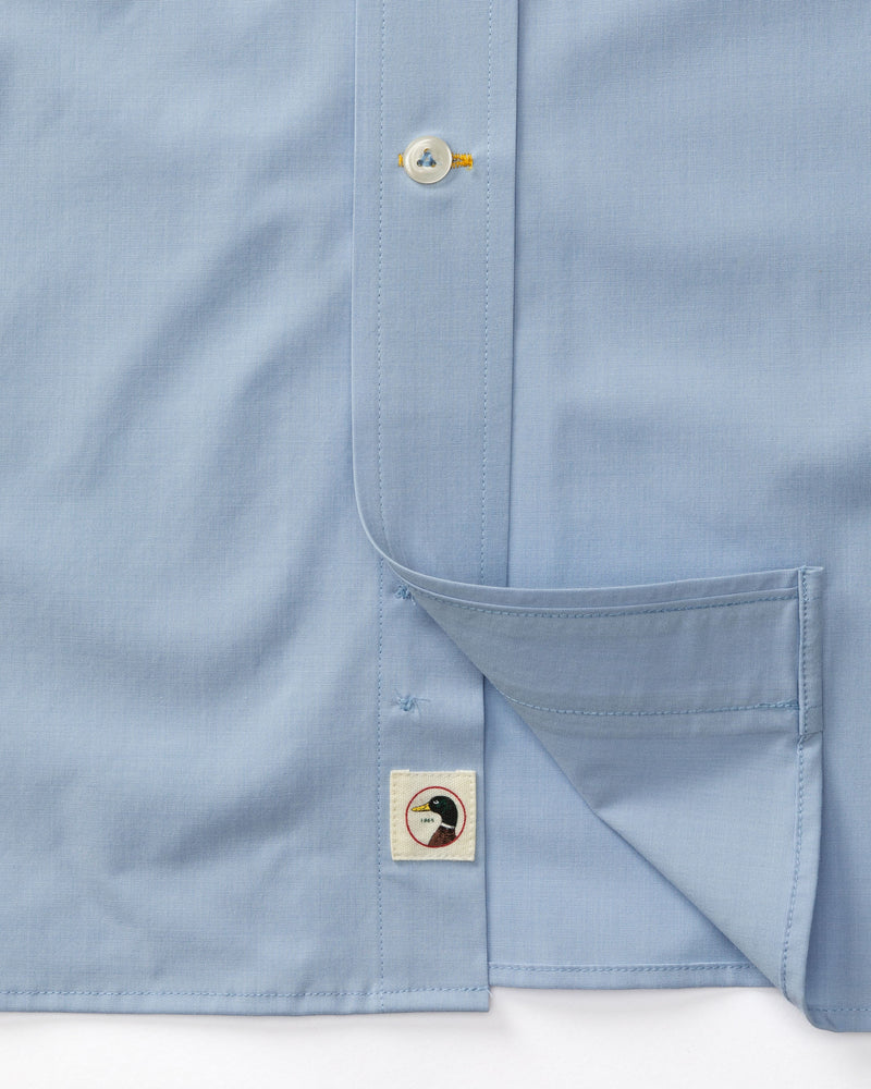Performance Poplin Sport Shirt - Boyce Solid - Light Blue