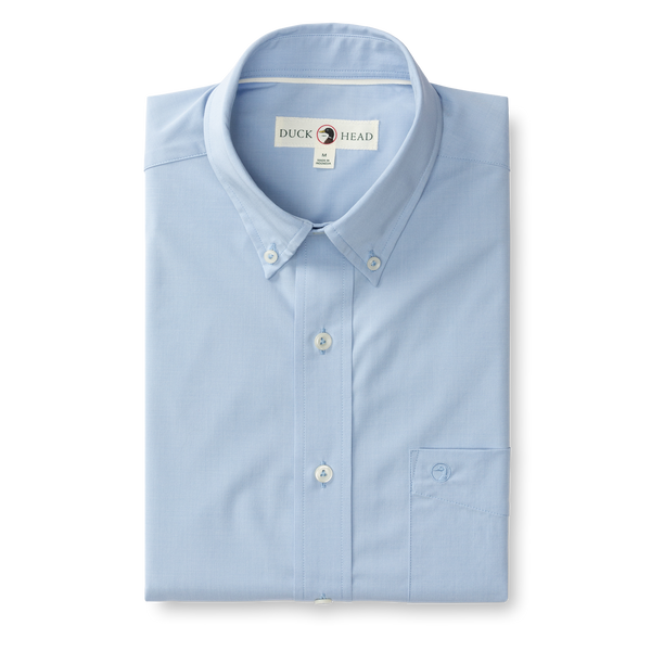 Performance Poplin Sport Shirt - Boyce Solid - Light Blue
