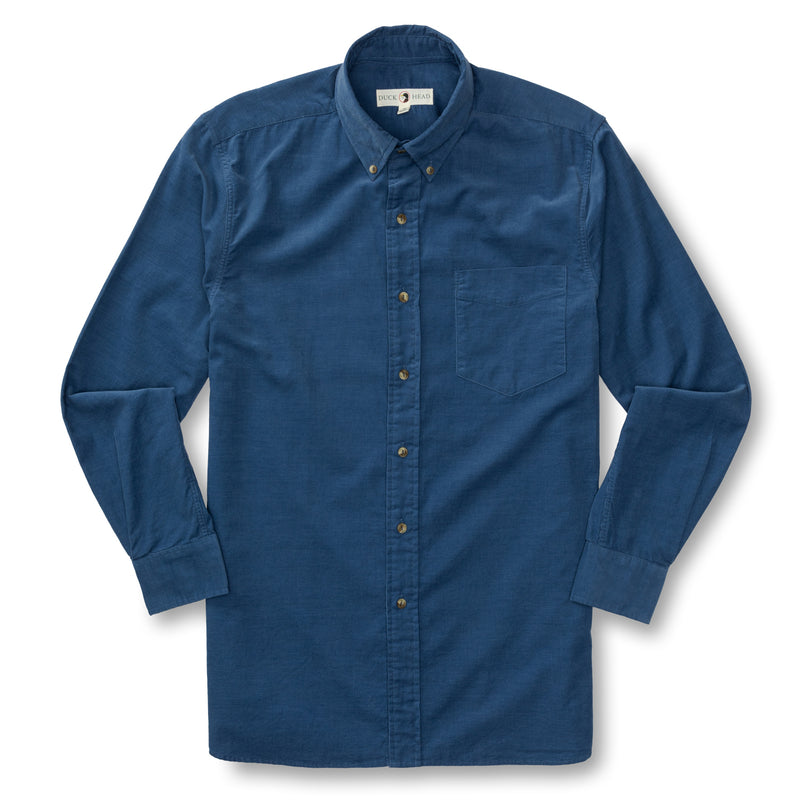 Whitman Corduroy Sport Shirt - Coronet Blue