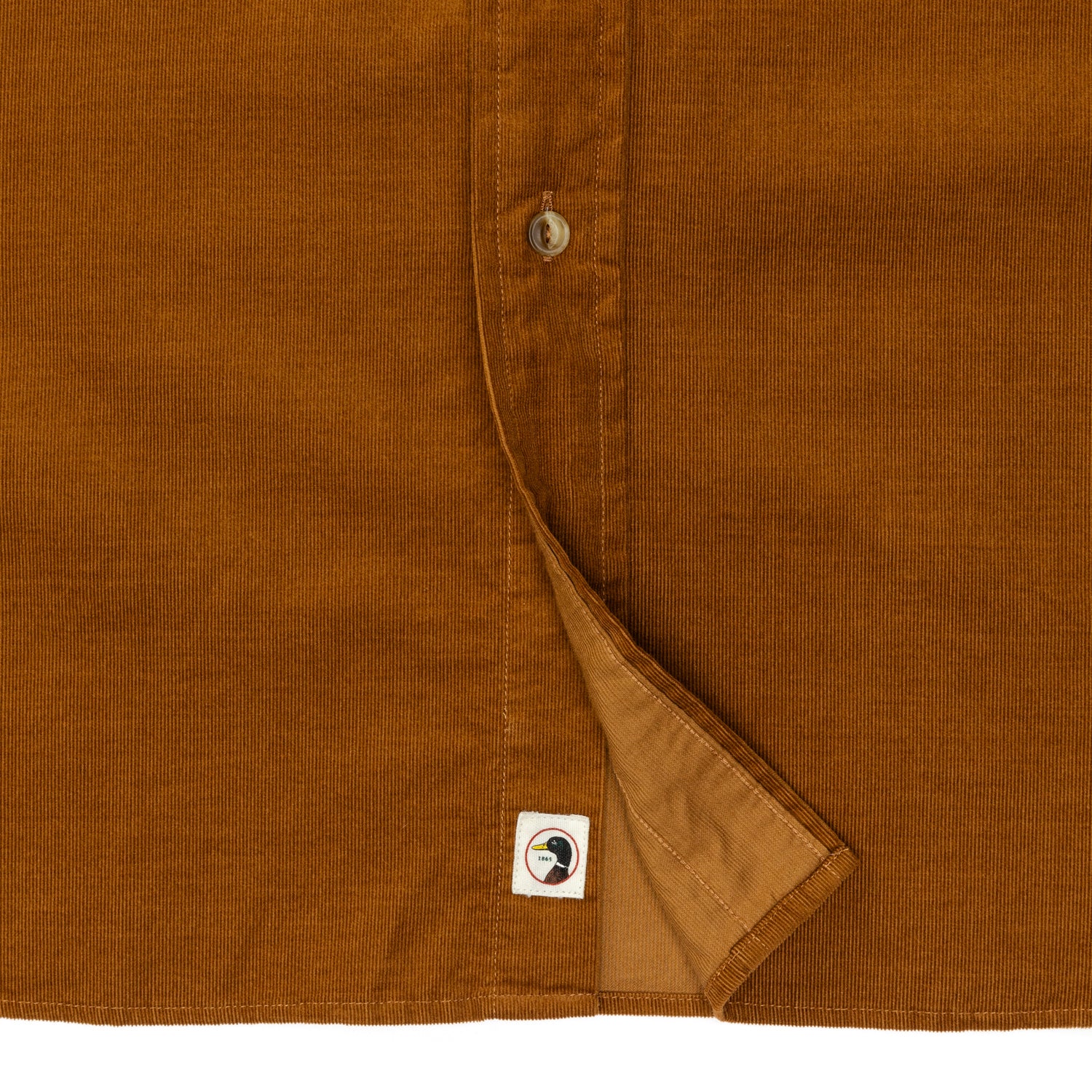 Whitman Corduroy Sport Shirt - Dark Amber