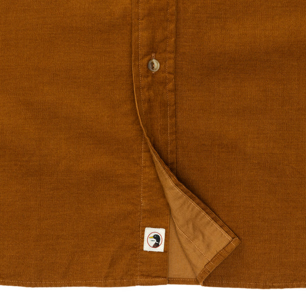 Whitman Corduroy Sport Shirt - Dark Amber
