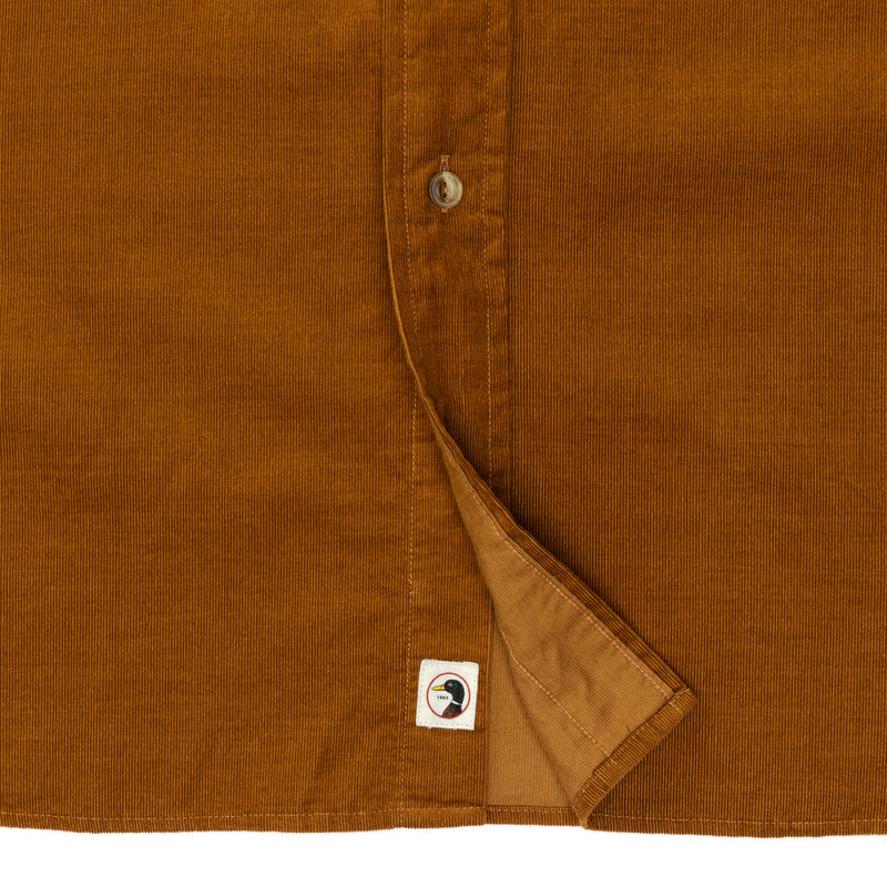 Whitman Corduroy Sport Shirt - Dark Amber