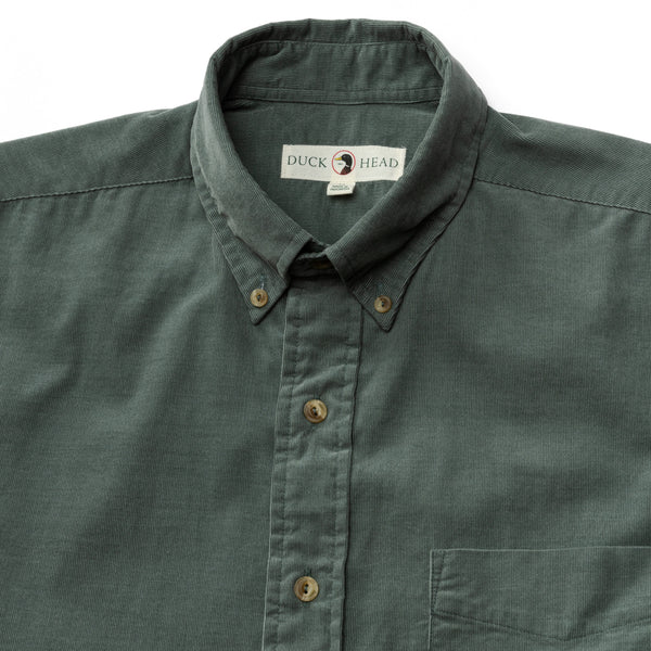 Whitman Corduroy Sport Shirt - Balsam Green