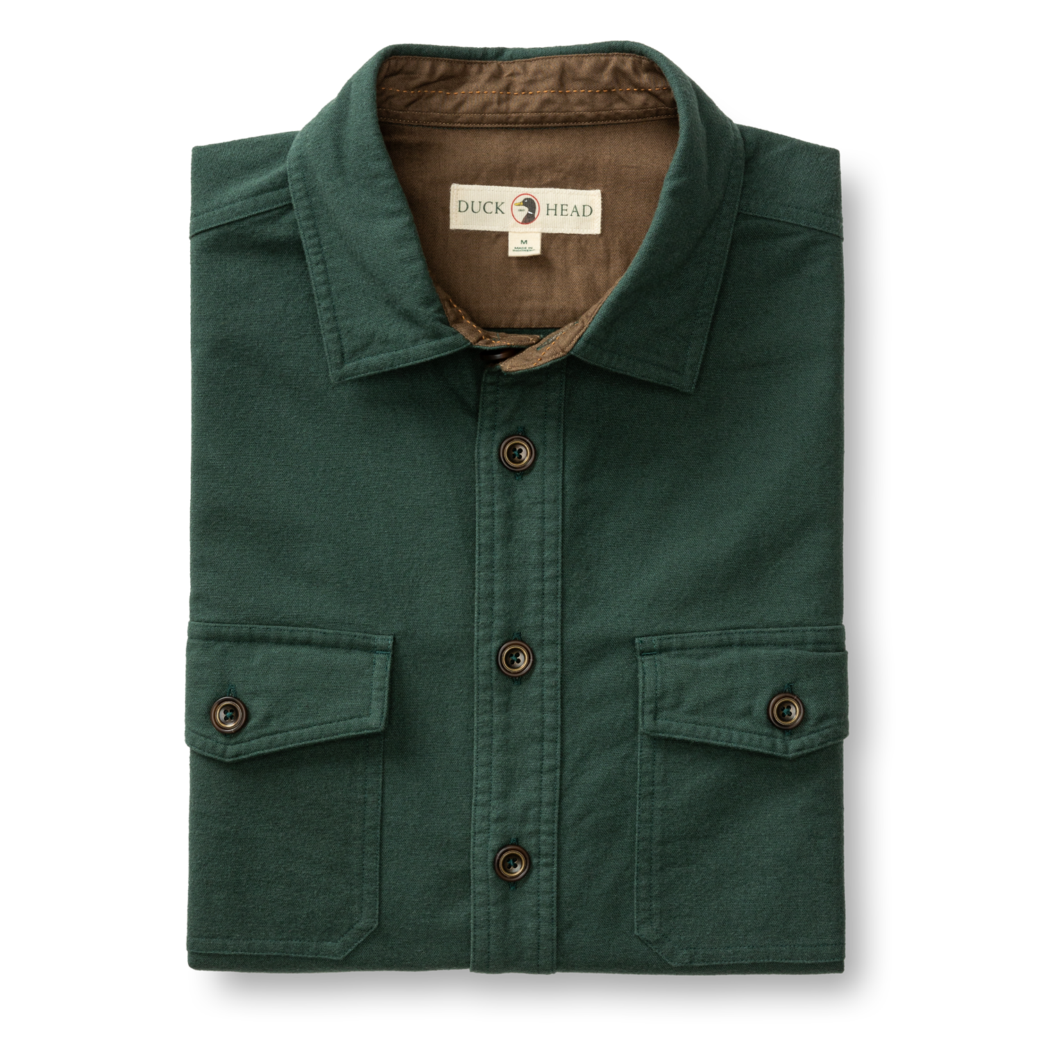 Slater Moleskin Overshirt - Spruce Green