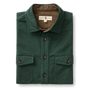 Slater Moleskin Overshirt - Spruce Green