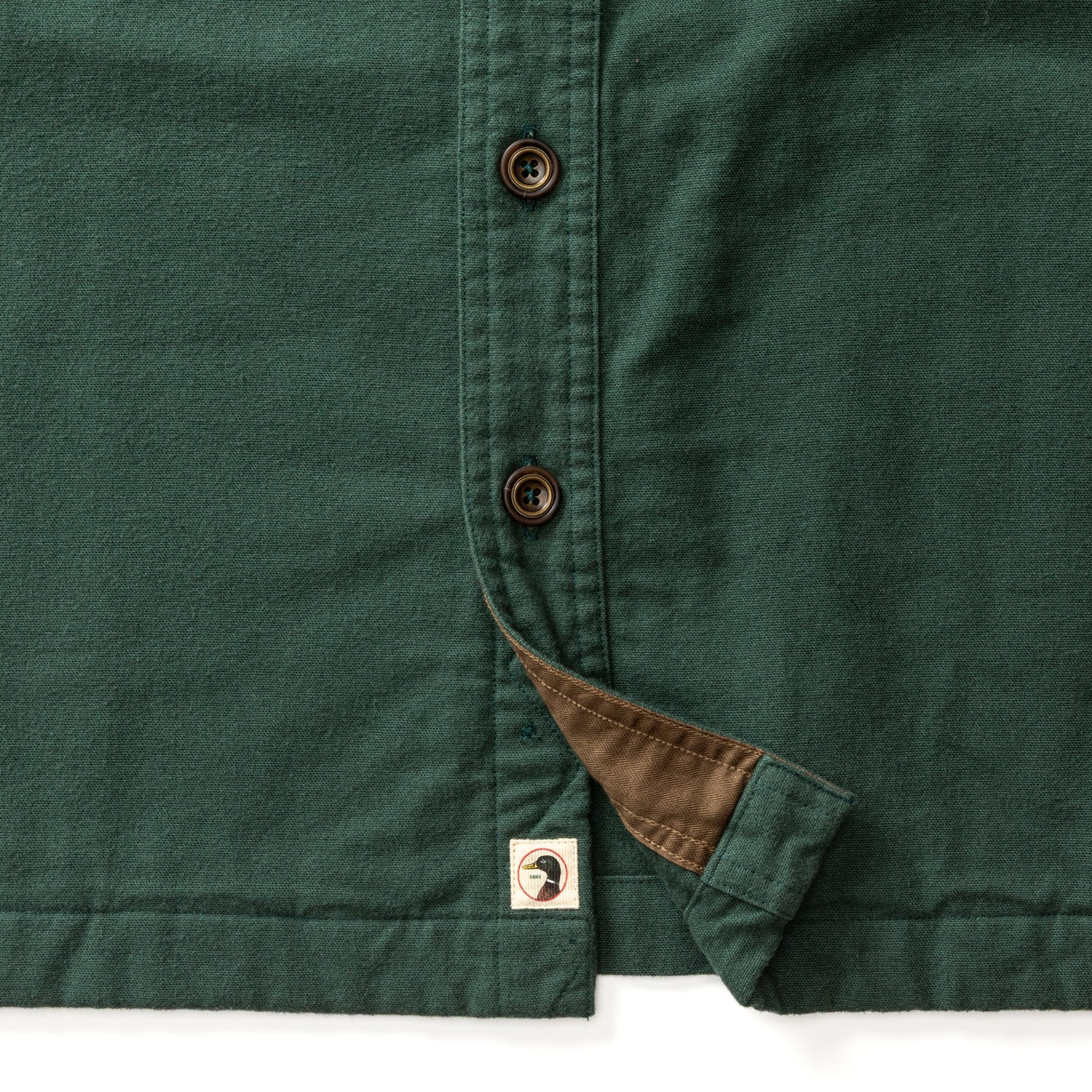 Slater Moleskin Overshirt - Spruce Green