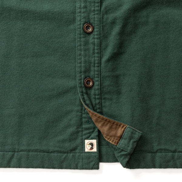 Slater Moleskin Overshirt - Spruce Green
