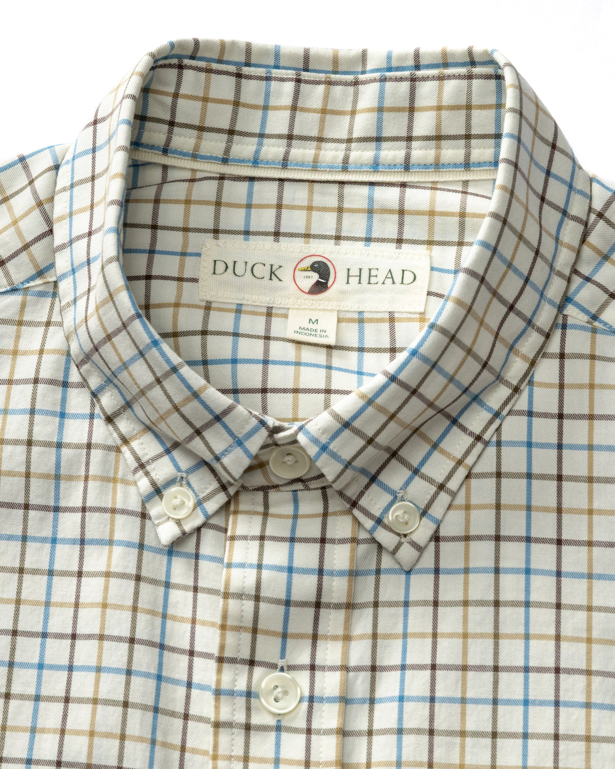 Cotton Twill Sport Shirt - Joyner Plaid - Wheatfield
