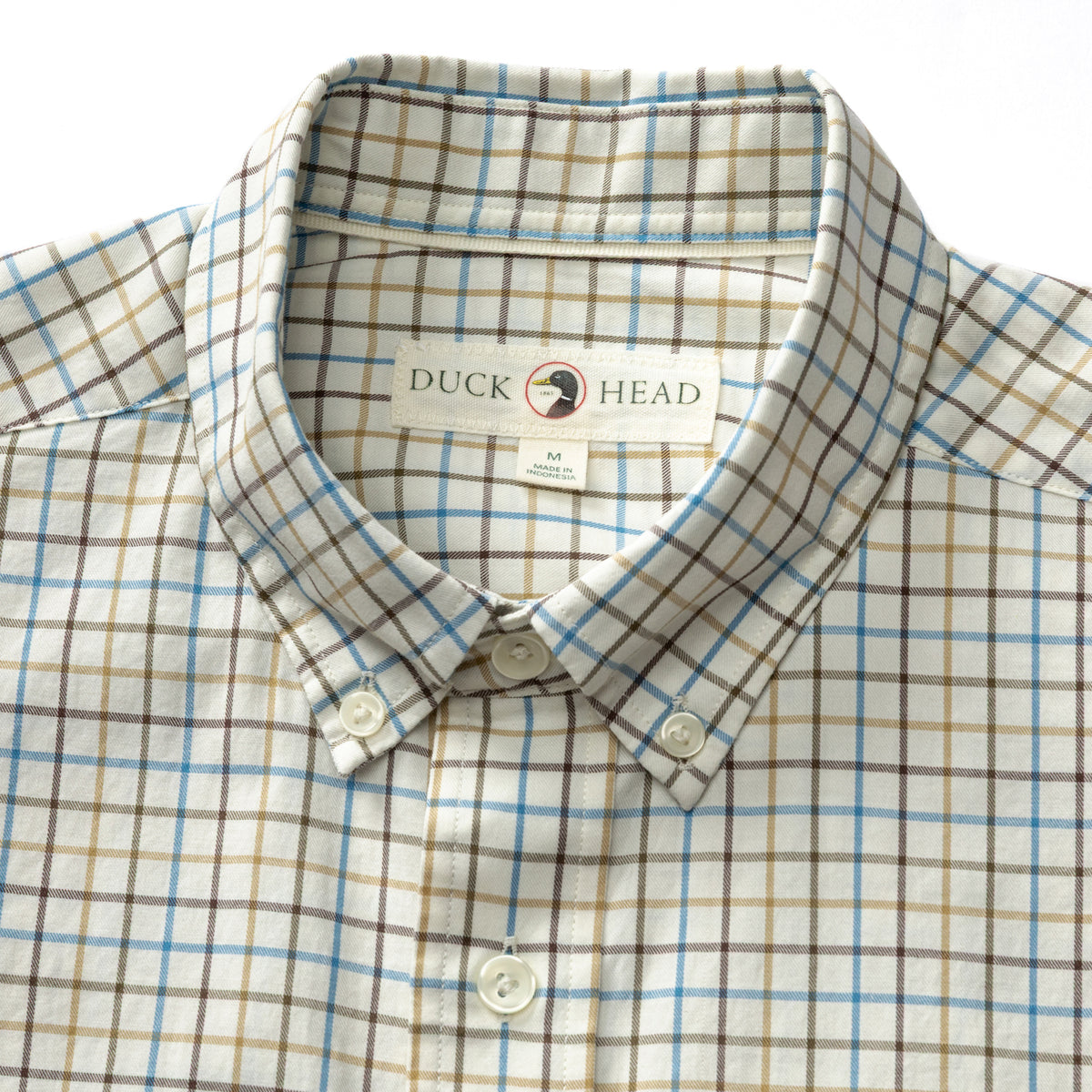 Cotton Twill Sport Shirt - Joyner Plaid - Wheatfield