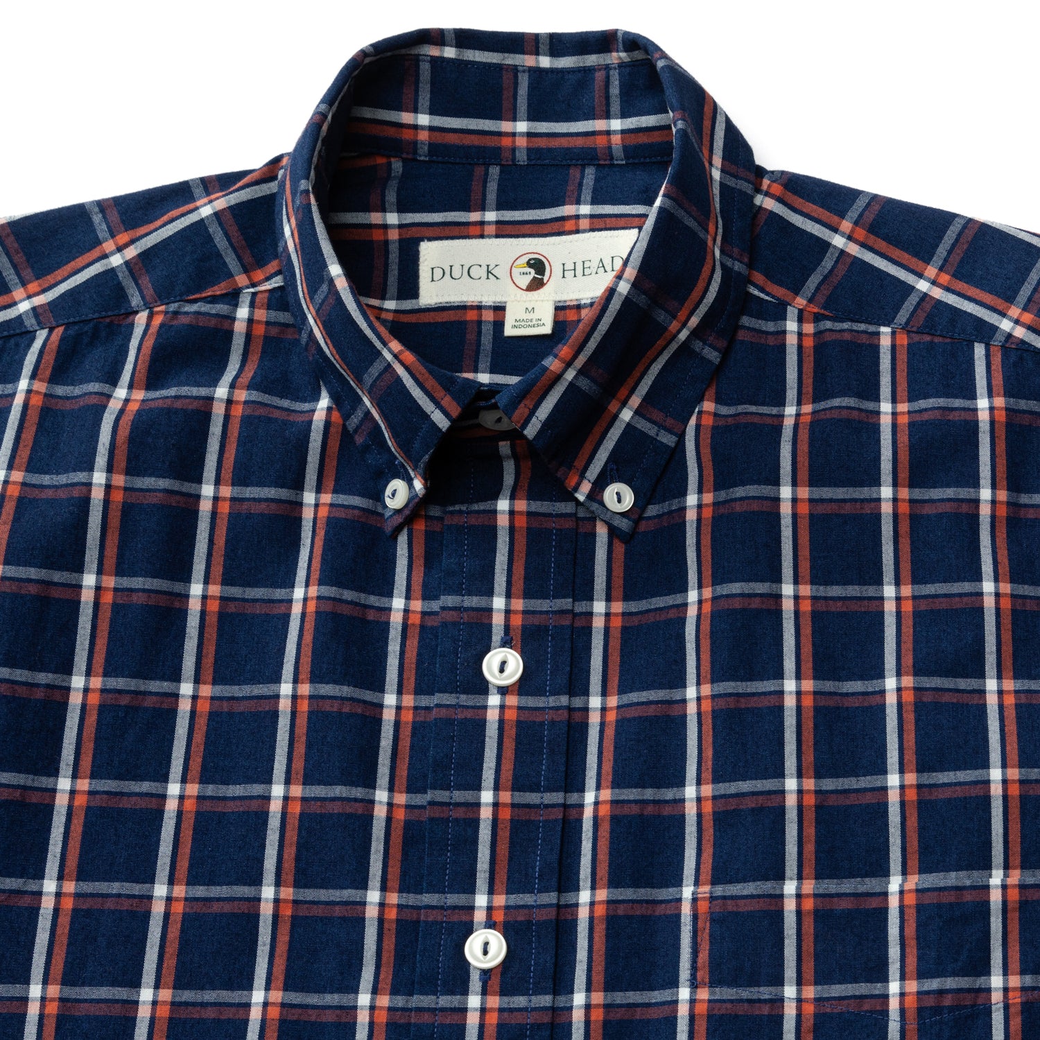 Tolbert Plaid Indigo Sport Shirt