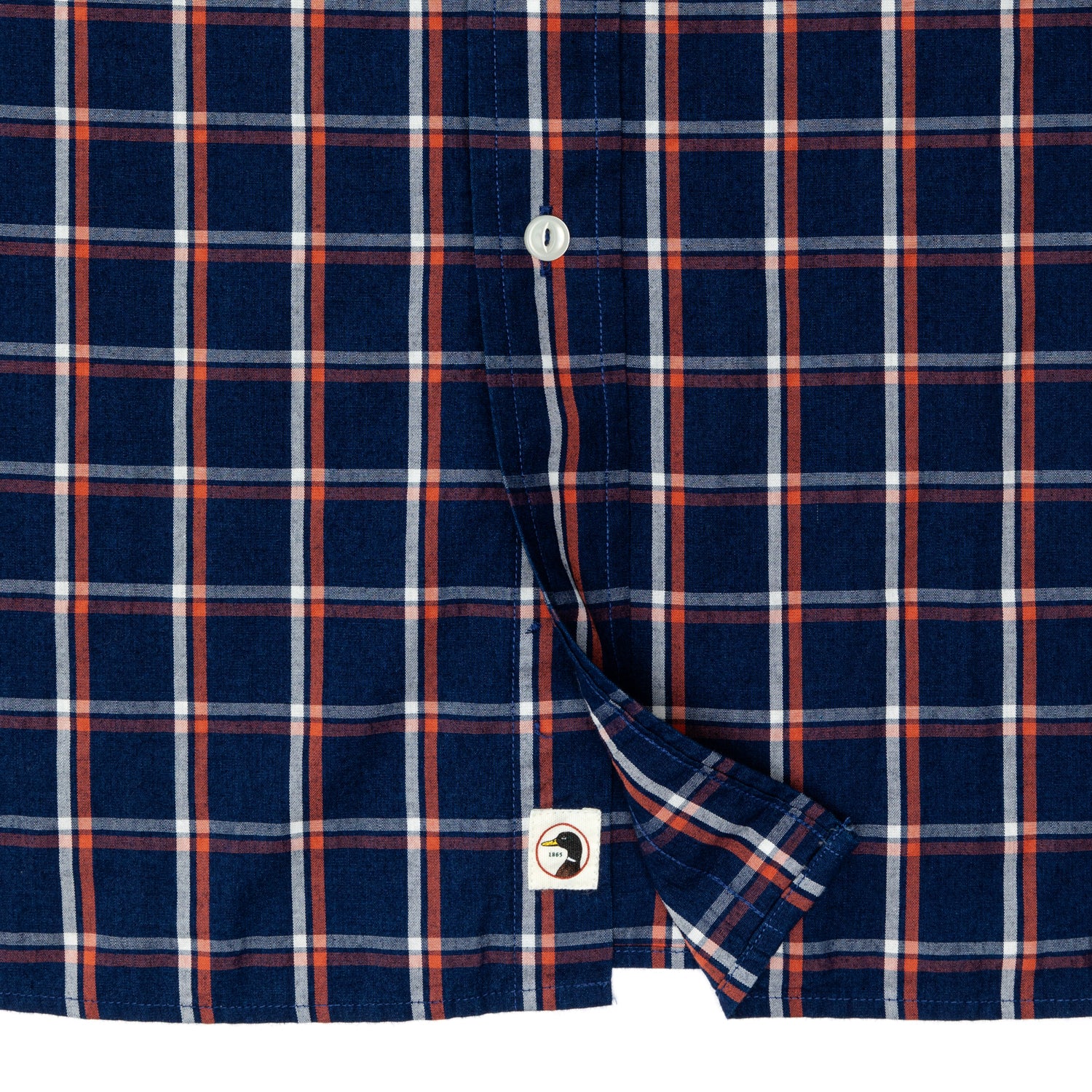Tolbert Plaid Indigo Sport Shirt
