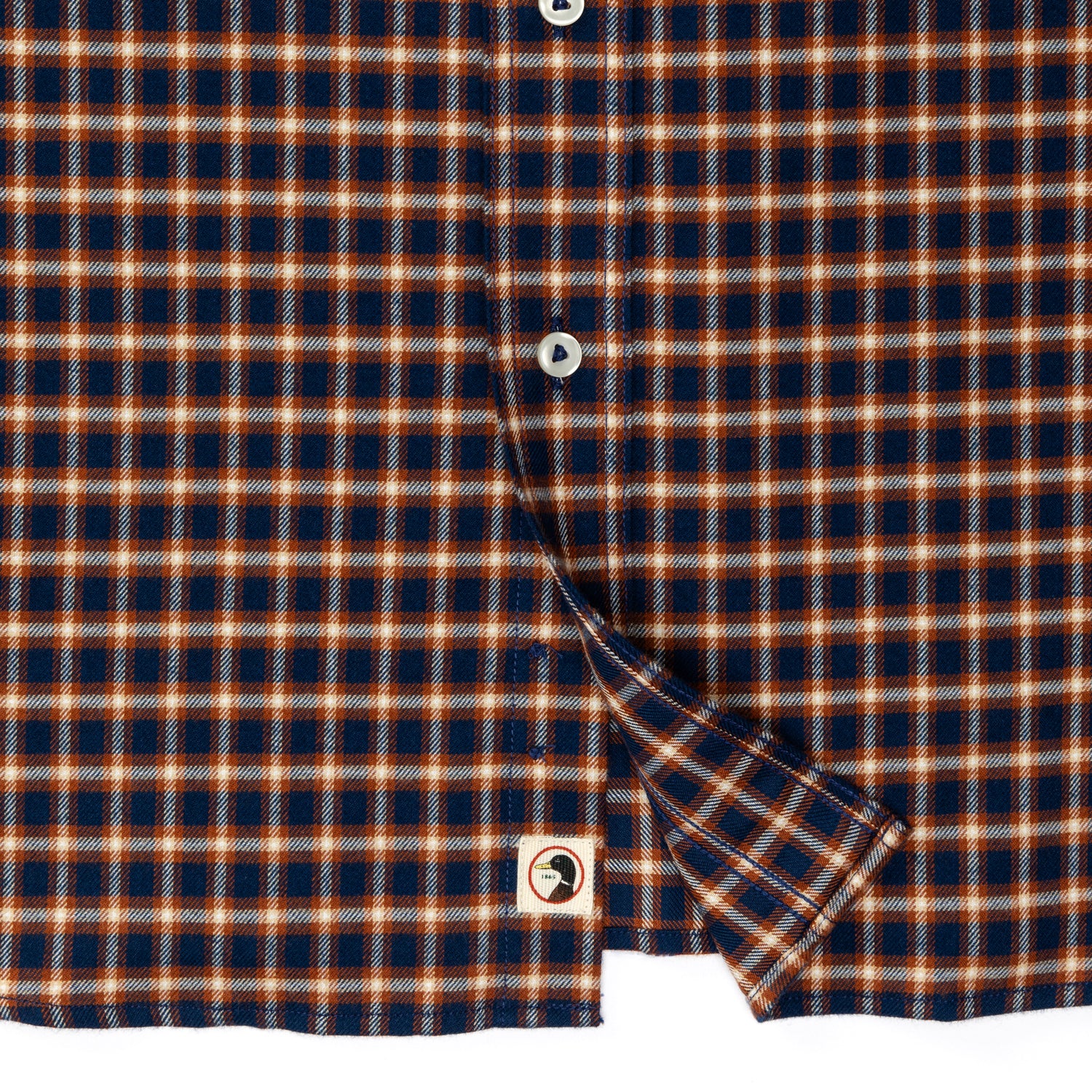 Harps Plaid Cotton Flannel Sport Shirt