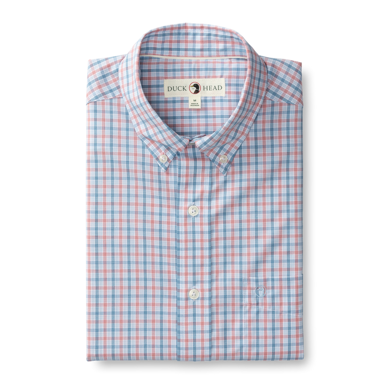 Performance Poplin Sport Shirt - Trent Plaid