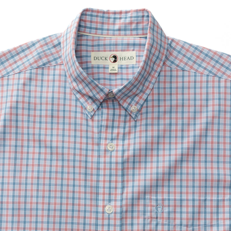 Performance Poplin Sport Shirt - Trent Plaid