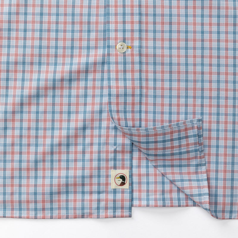 Performance Poplin Sport Shirt - Trent Plaid