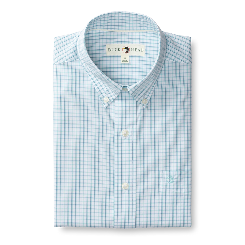 Performance Poplin Sport Shirt - Casey Plaid