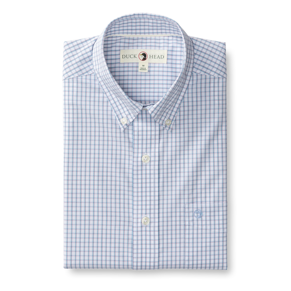 Performance Poplin Sport Shirt - Casey Plaid