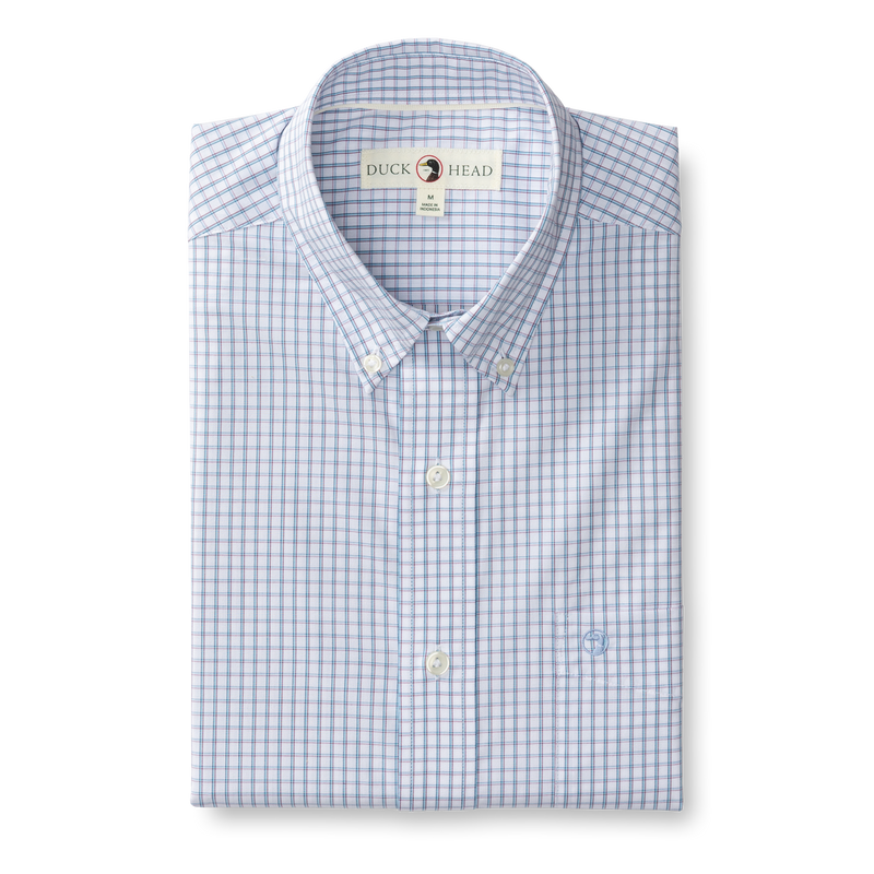 Performance Poplin Sport Shirt - Casey Plaid
