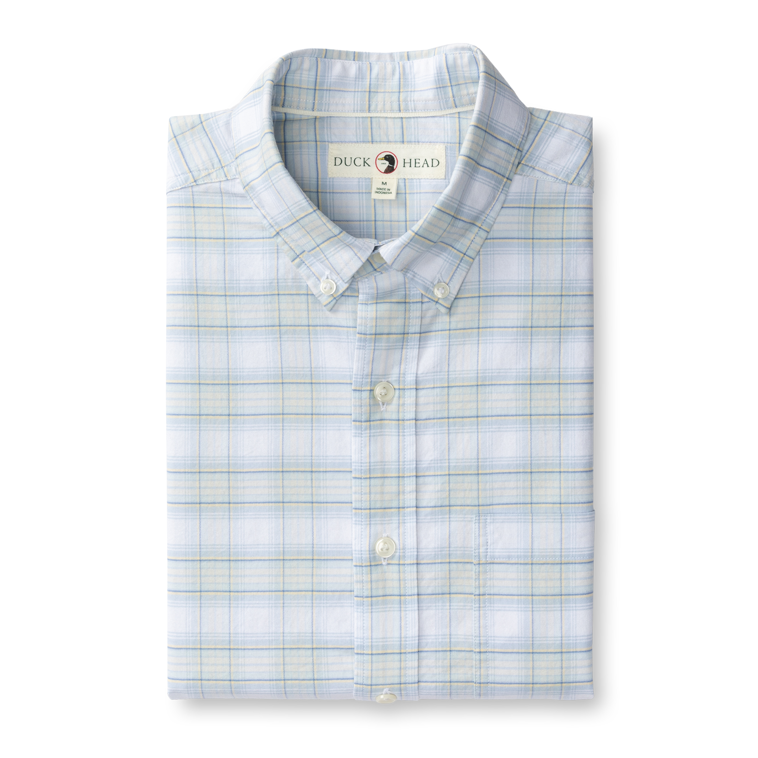 Cotton Oxford Sport Shirt - Raney Plaid