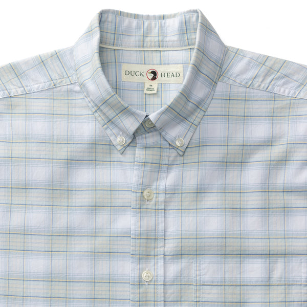 Cotton Oxford Sport Shirt - Raney Plaid