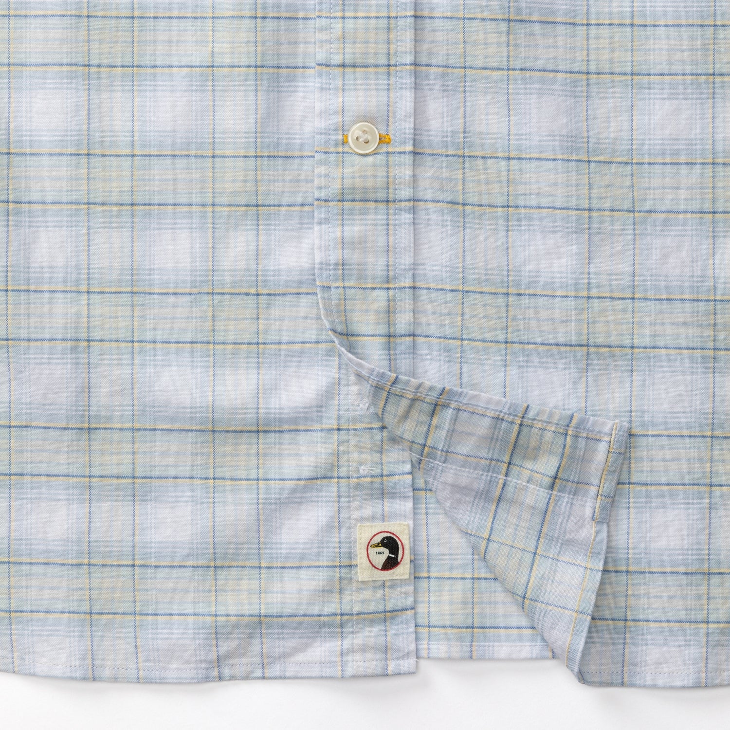 Cotton Oxford Sport Shirt - Raney Plaid