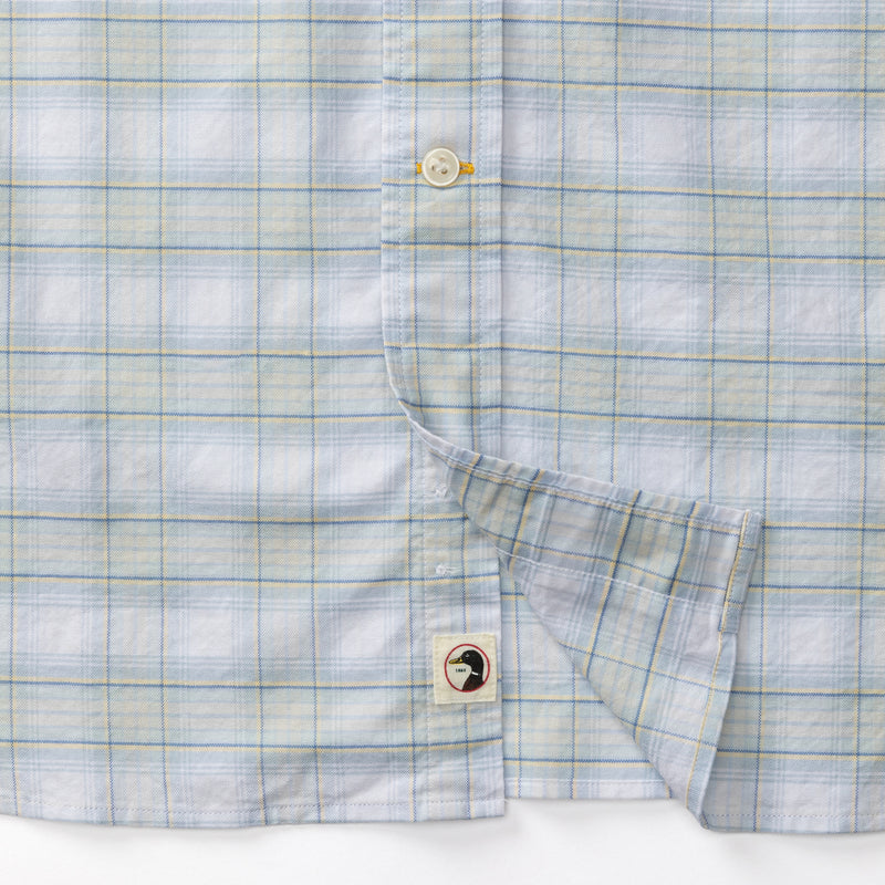 Cotton Oxford Sport Shirt - Raney Plaid
