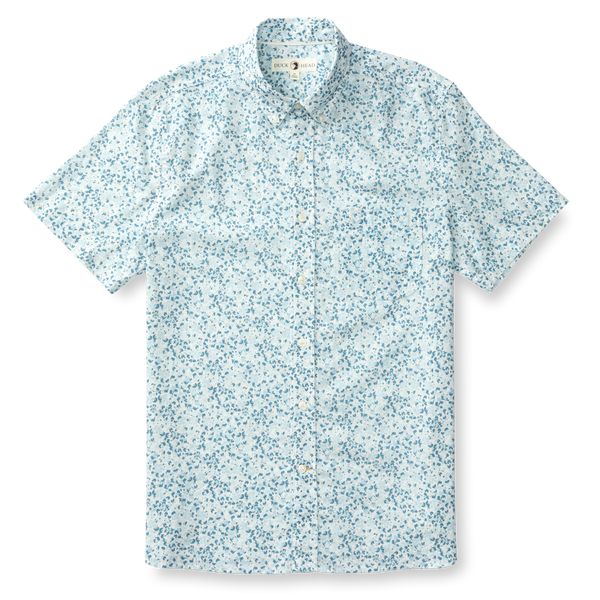 Linen Cotton Oxford Sport Shirt - Brookvine Floral