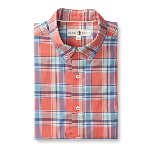 Cotton Twill Sport Shirt - Boone Plaid