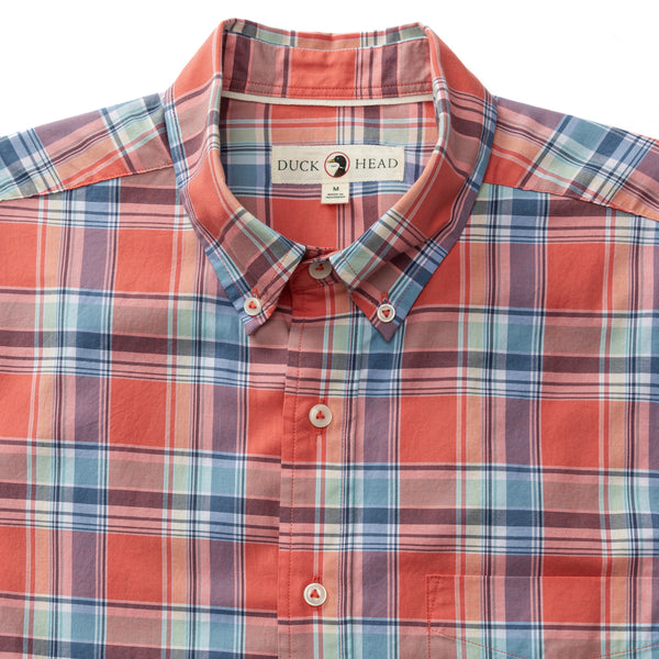 Cotton Twill Sport Shirt - Boone Plaid