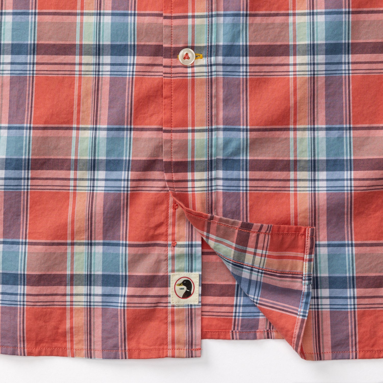 Cotton Twill Sport Shirt - Boone Plaid