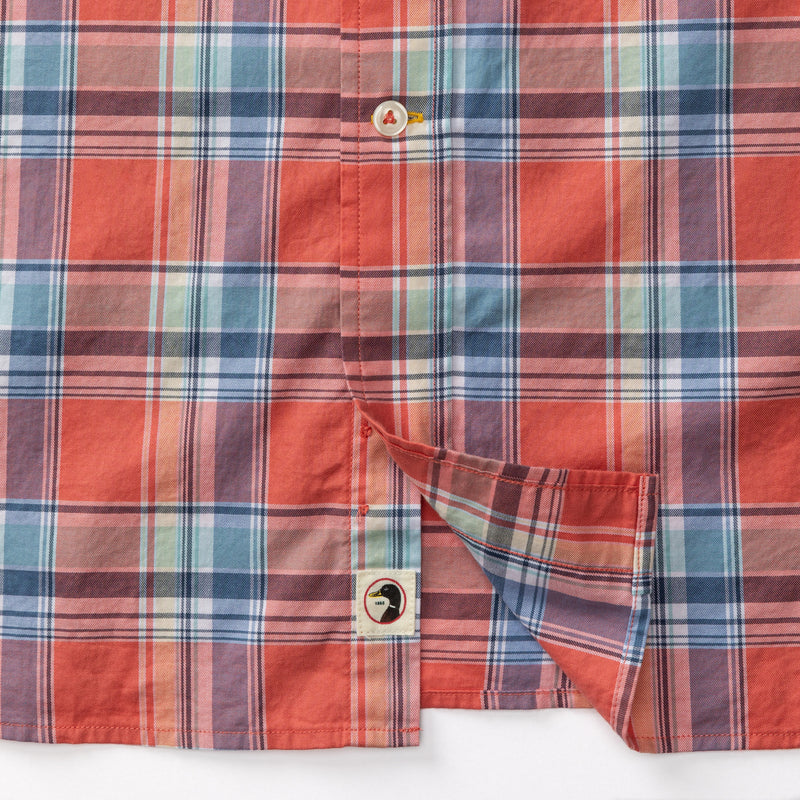 Cotton Twill Sport Shirt - Boone Plaid