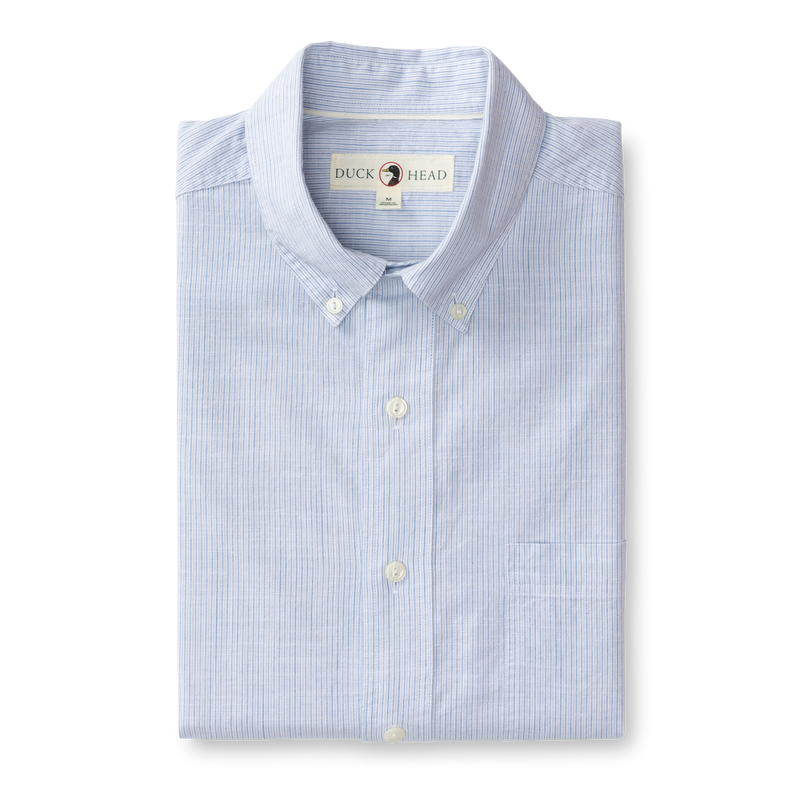Cotton Slub Sport Shirt - Donovan Stripe