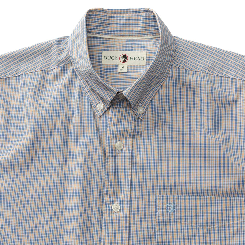 Cotton Poplin Sport Shirt - Ferry Plaid