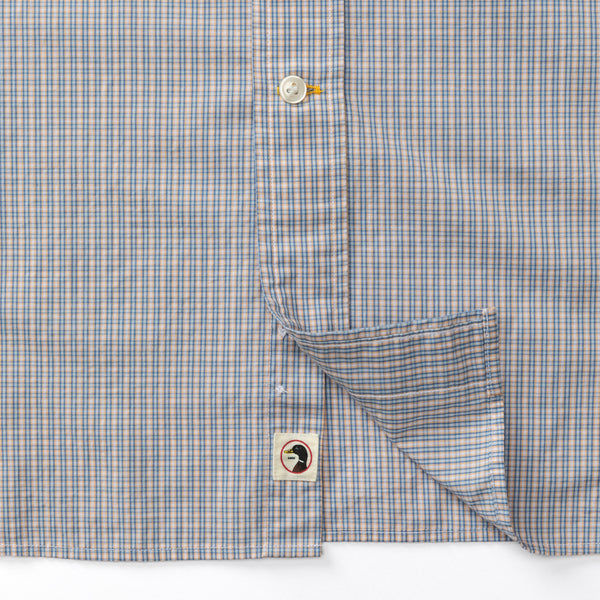 Cotton Poplin Sport Shirt - Ferry Plaid