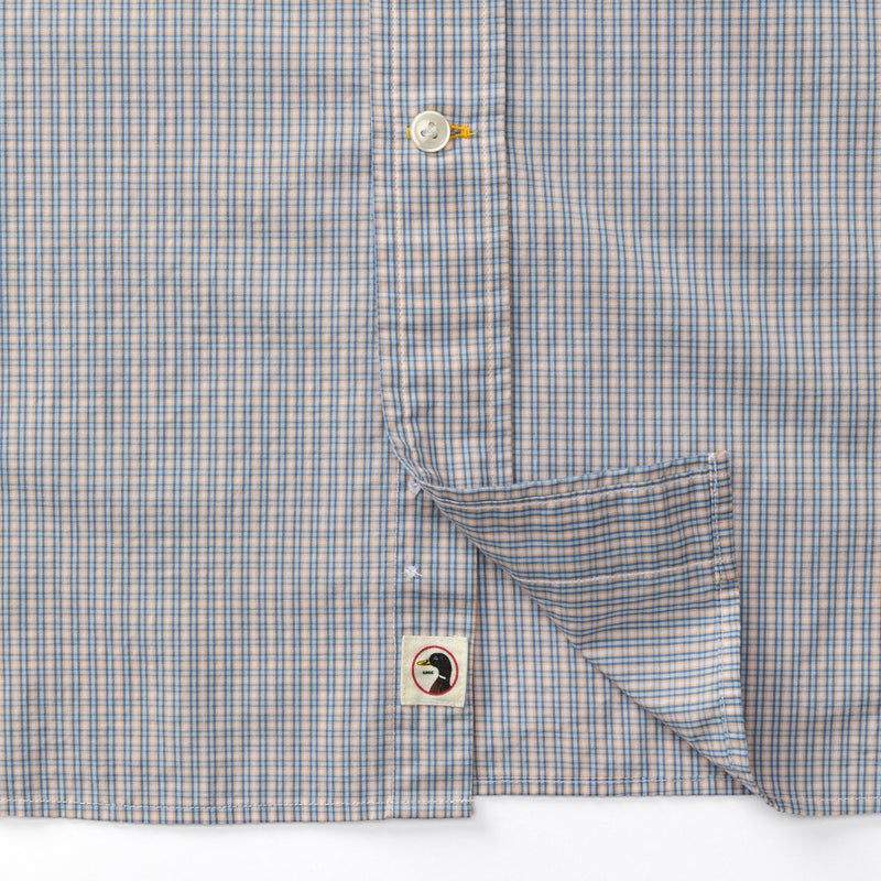 Cotton Poplin Sport Shirt - Ferry Plaid