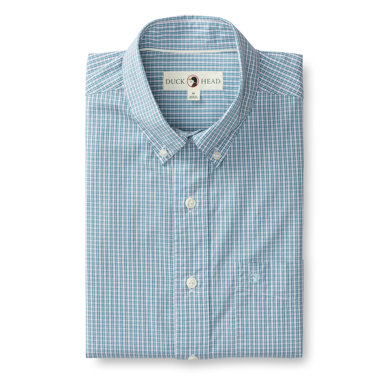 Cotton Poplin Sport Shirt - Ferry Plaid