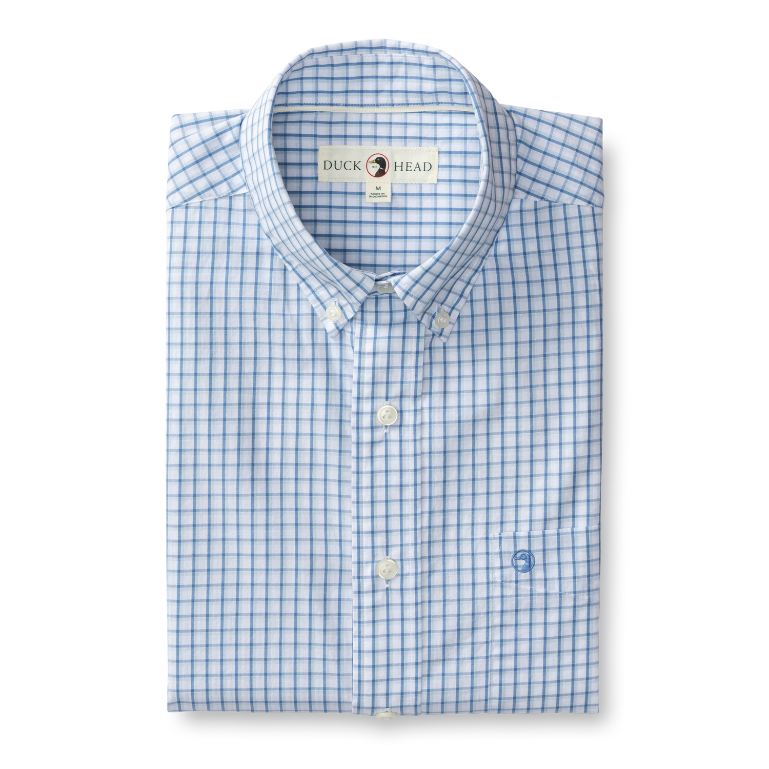 Cotton Poplin Sport Shirt - Edgewood Plaid